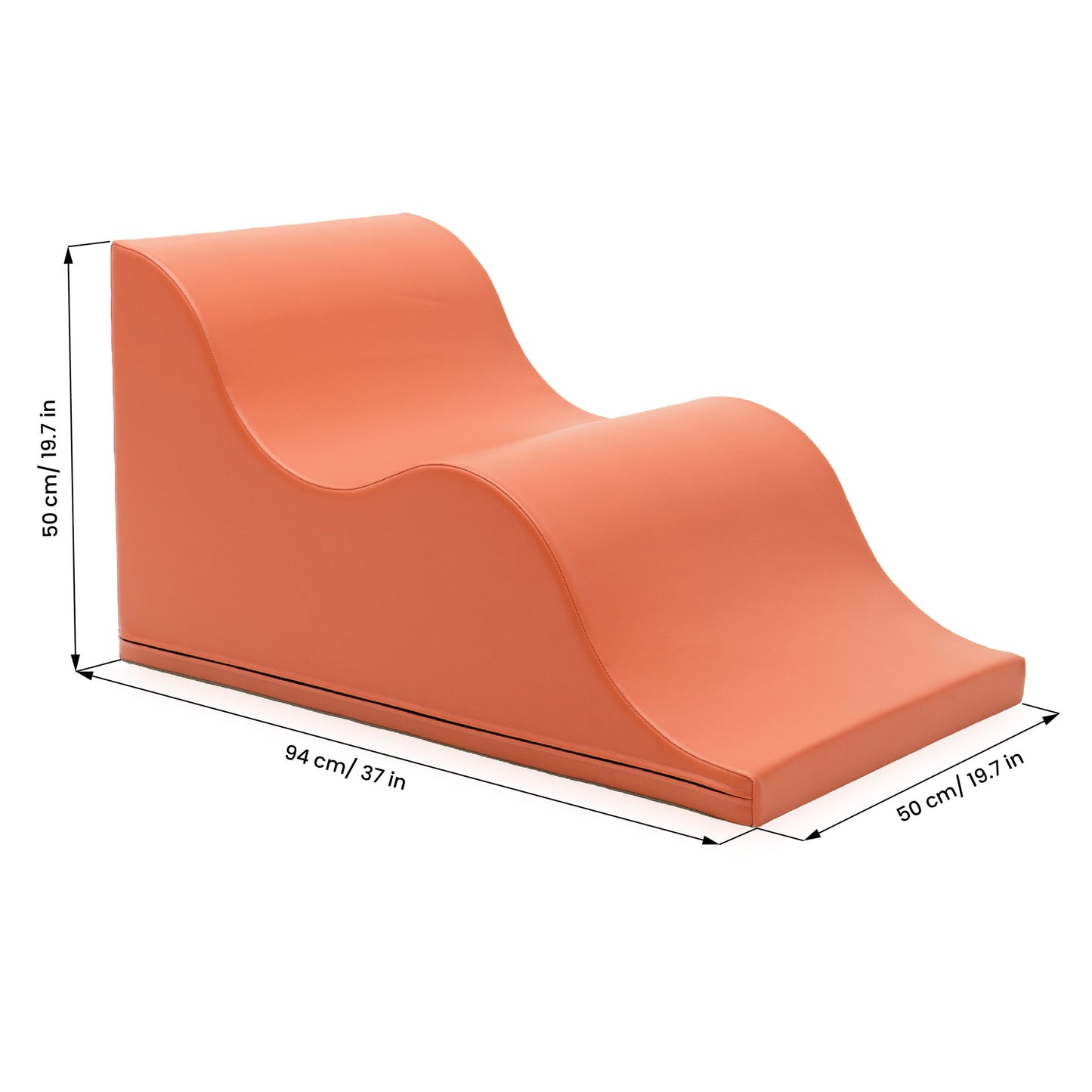 IGLU Soft Play Mega Wave – Salmon Pink | Nestling