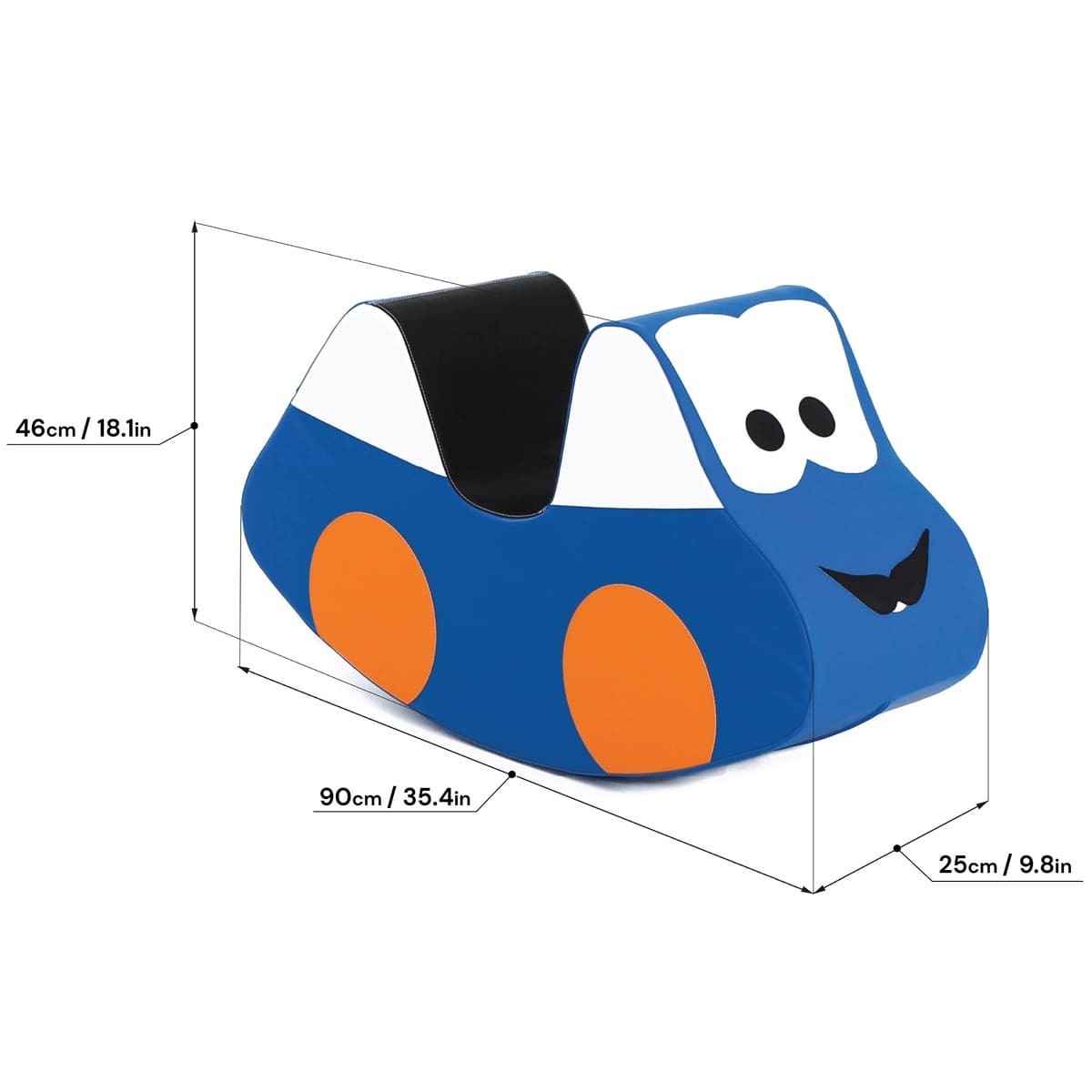 IGLU Soft Play Ride On Toy – Blue Car | Nestling