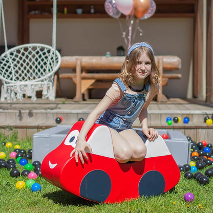 IGLU Soft Play Ride On Toy – Red Car | Nestling