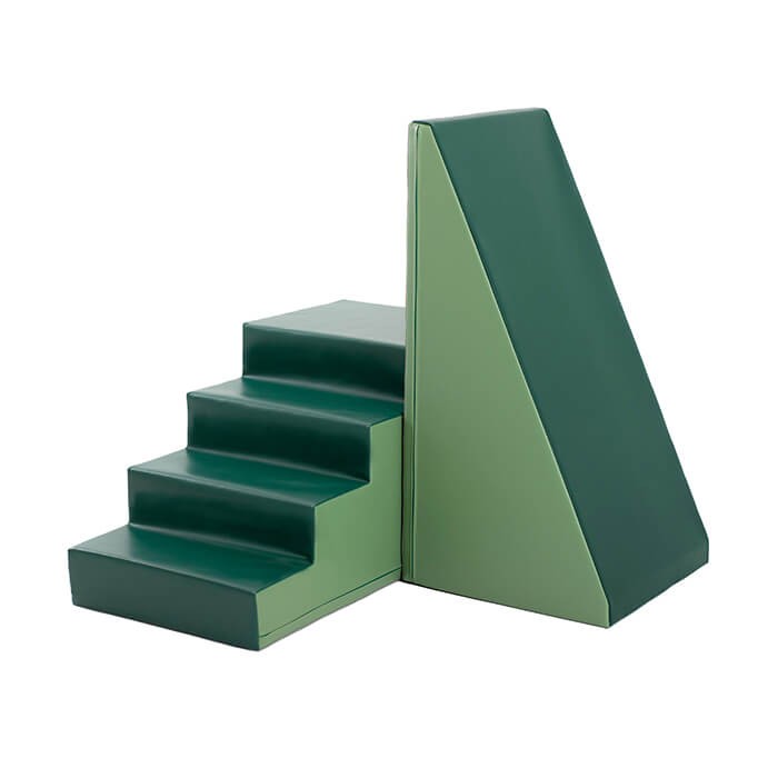 IGLU Soft Play Step and Slide Set – Green | Nestling