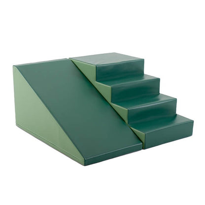 IGLU Soft Play Step and Slide Set – Green | Nestling